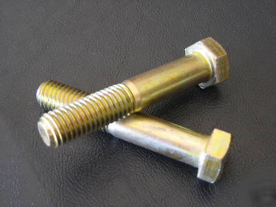 Lot 10 5/8-11X4-1/2 grade 8 hex head cap screws bolts 