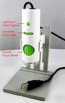 1.3MP usb ntsc tv microscope 10-200X video +still sale$