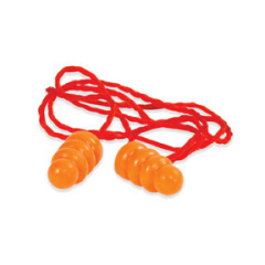 10 pair 3M 1130 soft foam corded ear protector ear plug