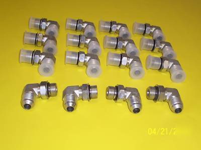 (16) 6801-08-08 hydraulic fittings mj-mb 55% discount*