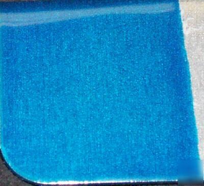 1LB blue translucent/candy hi gloss powder coat paint