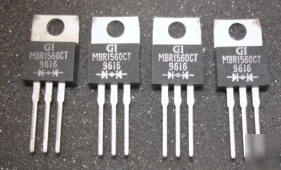20 MBR1560CT schottky rectifier; 60 v reverse, 15 amp
