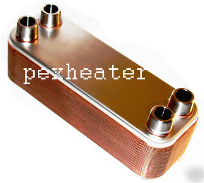20 plate brazed water outdoor heat exchanger 1