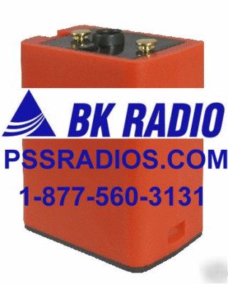 Bk radio clamshell bendix king orange