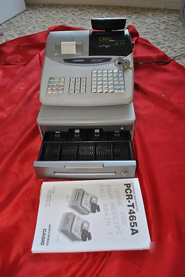 Casio electronic cash register model *pcr-T465A*