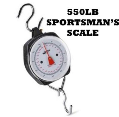 New 550 lb. dial sportsman scale hanging scale fishing 