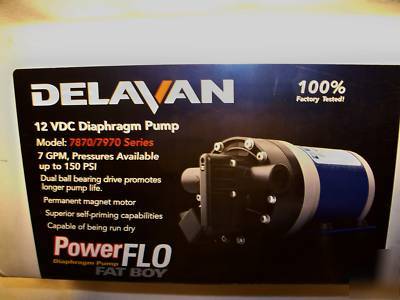 New delavan power flo fat boy 7870/7970 7 gpm /12 vdc