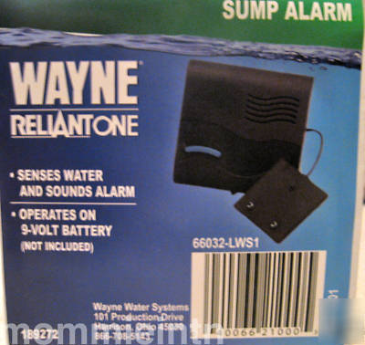 New wayne sump water alarm pumps sensor leak detector 