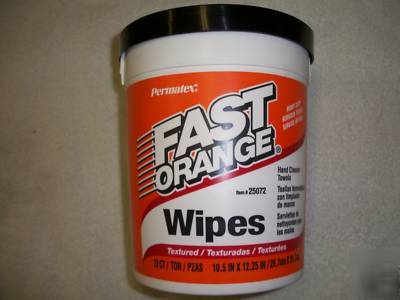 Permatex fast orange hand cleaner towel-72 count (case)