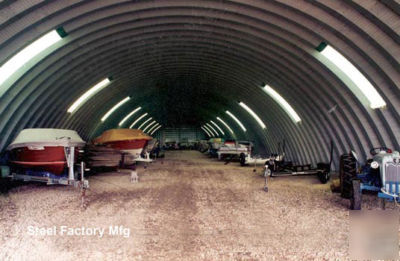Steel factory metal prefab arch quonset dome building 