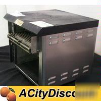 Used stainless elec counter top conveyor toaster