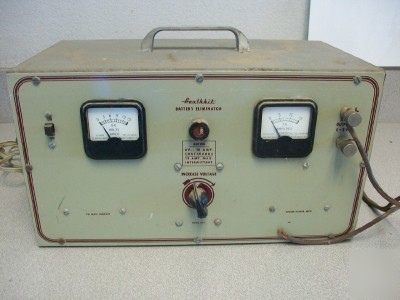 Vintage heathkit battery eliminator model be-3