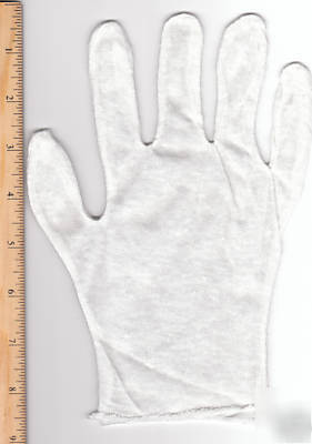 **special**1 dozen pair white cotton inspector gloves**