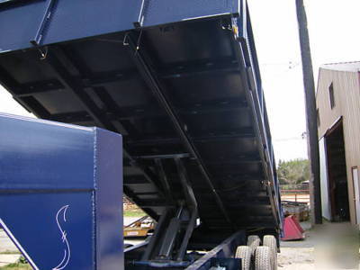 New 8 x 20 x 2 drop sides dump trailer we ship 