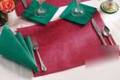 New burgundy prestige placemat - 11IN x 15IN