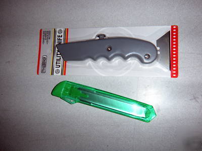 New set of 2 utility knife/ box cutters w/warranty