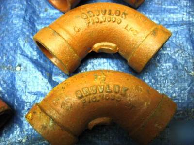 18 rigidlok gruvlok victaulic fittings various sizes