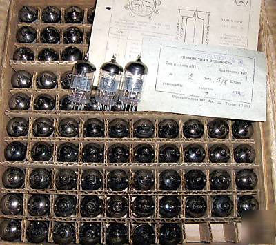 6N1P / 6DJ8 / ECC88 tubes 10 pcs.tested.
