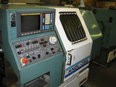 Akebono ancl-35S cnc gang style lathe fanuc 0TC