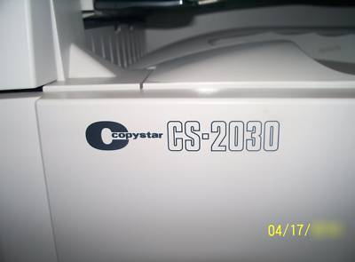 Copystar cs-2030 copier with document feeder and base