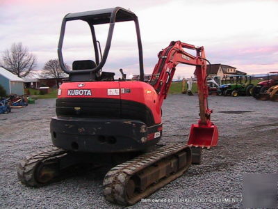 Kubota U35 mini excavator 2-speed 1673 hours