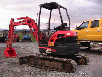 Kubota U35 mini excavator 2-speed 1673 hours