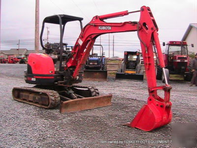 Kubota U35 mini excavator 2-speed 1673 hours