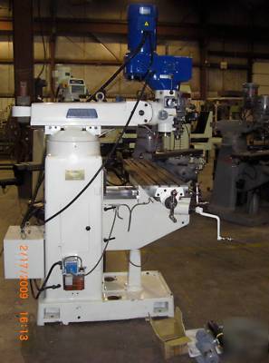 Never used, darbert, vertical knee type milling machine