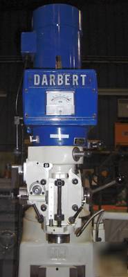 Never used, darbert, vertical knee type milling machine