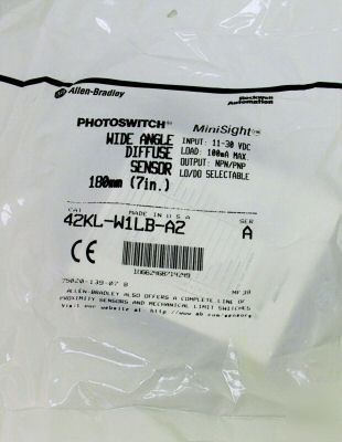 New allen bradley photo sensor 42KLW1LBA2 10.8 - 30V dc