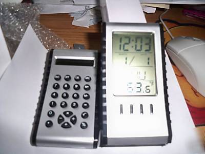 New desktop clock and calculator 