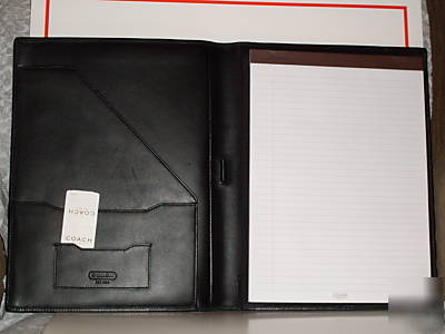 New nwt coach leather portfolio planner organizer