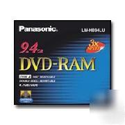 New panasonic lm HB94LU dvd-ram, 