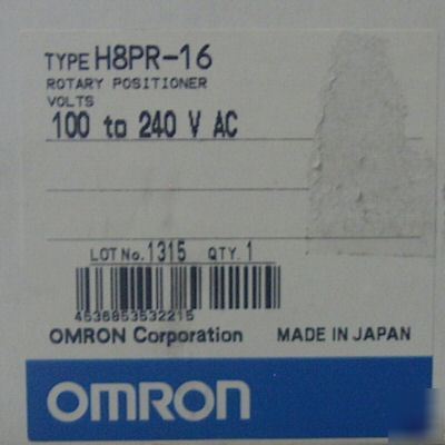 Omron H8PR-16 rotary positioner cam switch 16 points