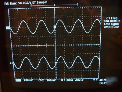 Tektronix TDS520B 500 mhz 4CH 1GS/s oscilloscope