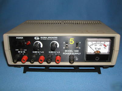 Triple dc power supply - global specialties 1300