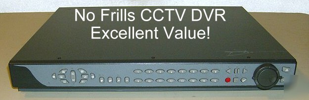 Used - no frills 16 cam cctv dvr w/ 250GB and ethernet 