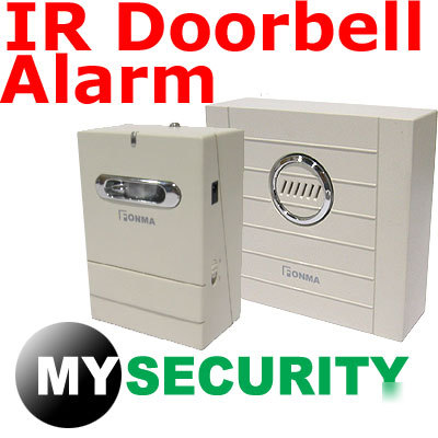 Wireless sensor detector doorbell chime, ir door bell