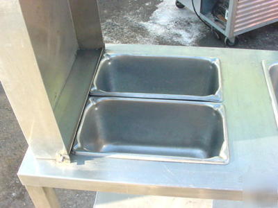 Utility cart - work table - stainless steel