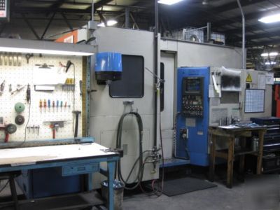 Mazak ultra 550 horizontal machining center probing