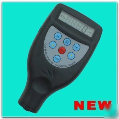 Paint coating thickness meter gauge,f/nf probe,0-1250UM