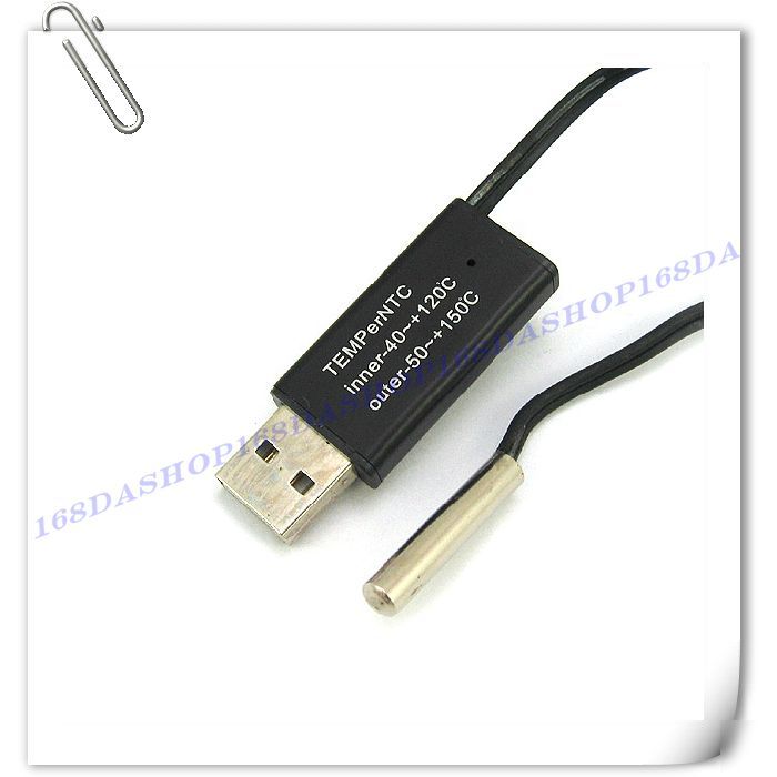 Usb thermometer measure temperaturer data log 20-1218