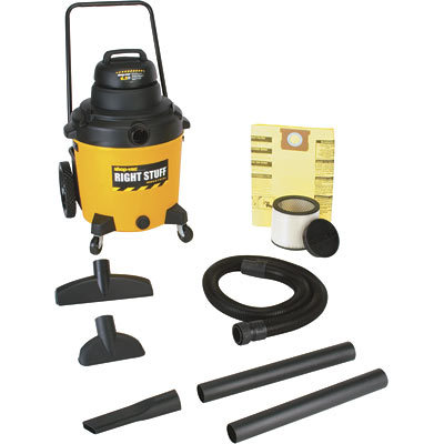 Shop-vac industrial wet/dry vacuum 18 gallon, 6.5 hp