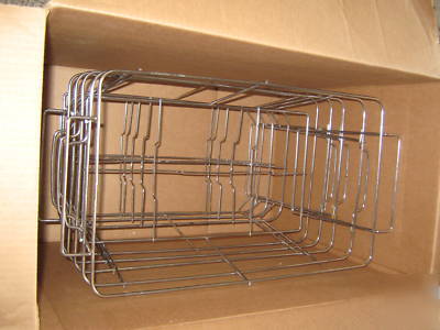Chrome full size tall chafing rack stands set of 5 