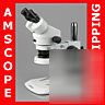 3.5-90X stereo zoom inspection microscope, 80 led light