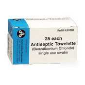 Acme antiseptic towels |1 box| 51028 - ACM51028 - 51028