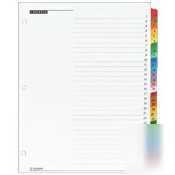 Cardinal brands onestep index system tabs 1-31 |1 set|