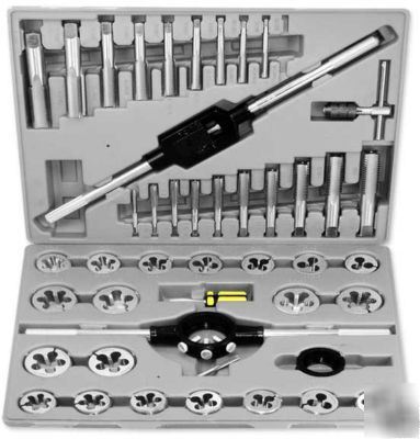 Cmt 45 piece metric alloy steel tap & die set #40053