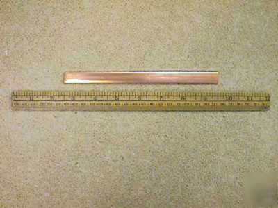 Copper bar 1/8 x 1/2 x 7 electrical repairs crafts etc.