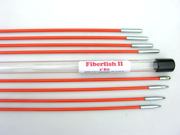 Fiberfish ii 24' fiberglass wire pull rods kit